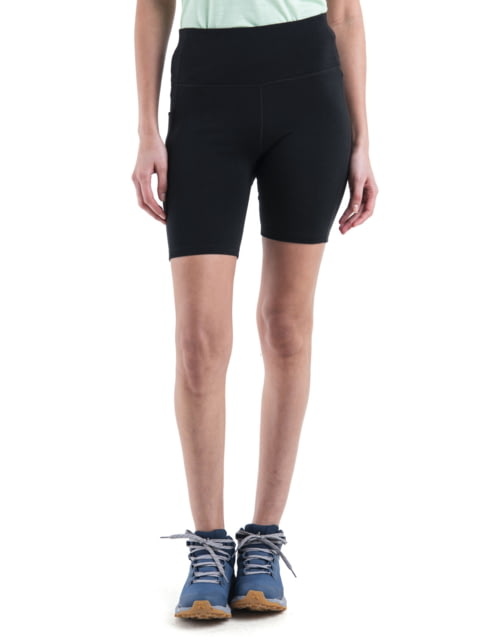 Icebreaker Merino 260 Fastray II 8in High Rise Shorts - Women's Black Extra Small