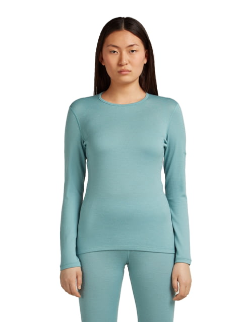 Icebreaker Icebreaker Merino 260 Tech Long Sleeve Crew Thermal Top - Women's Hydro Medium