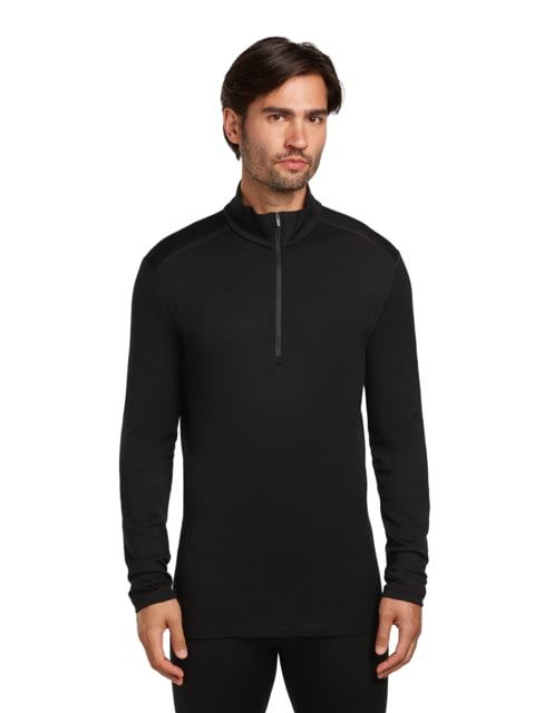 Icebreaker Icebreaker Merino 260 Tech Long Sleeve Half Zip Thermal Top - Men's Black Large