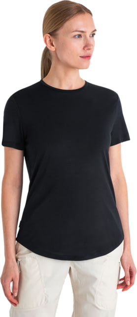 Icebreaker Merino Blend 125 Cool-Lite Sphere SS T-Shirt - Women's Black Extra Small