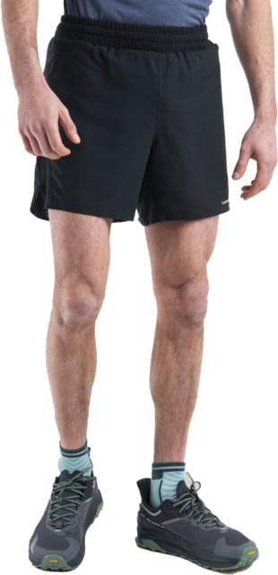 Icebreaker Merino Blend 125 ZoneKnit Speed 6'' Shorts - Men's Black Medium