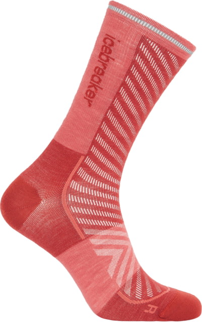Icebreaker Merino Blend Run+ Ultralight Crew Socks - Men's Jasper/Plume Large