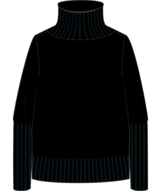 Icebreaker Seevista Funnel Neck Sweater - Women's Black Small