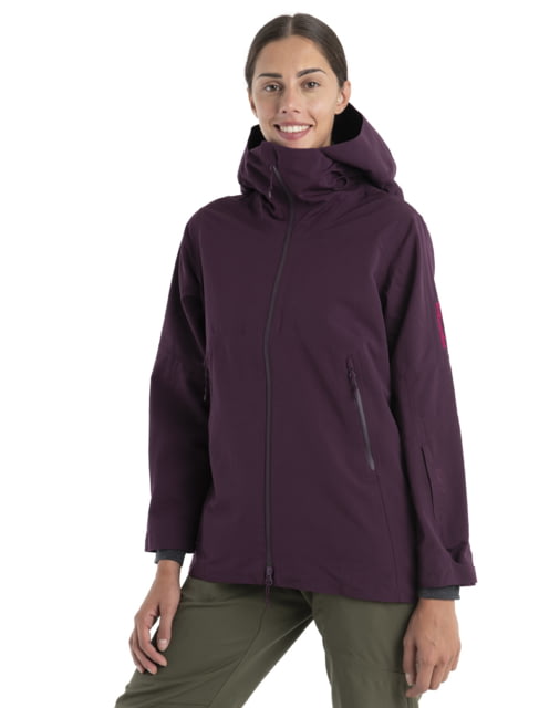 Icebreaker Shell+ Peak Hooded Jacket - Women's Nightshade Extra Large