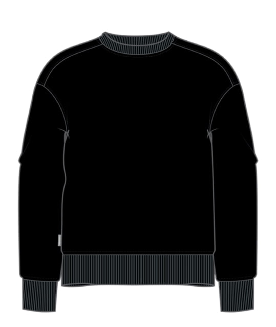 Icebreaker Shifter II Long Sleeve Sweatshirt - Men's Black 2XL