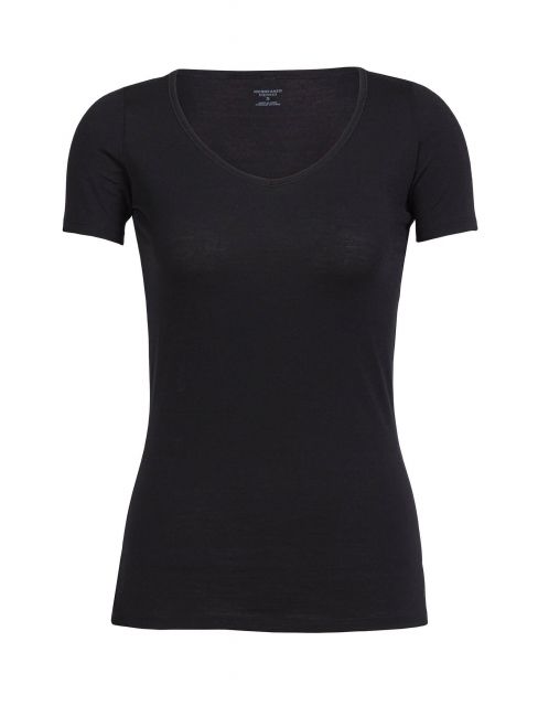 Icebreaker Merino 150 Siren SS Sweetheart - Women's Black Extra Small