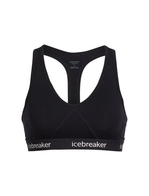Icebreaker Sprite Racerback Bra - Womens Black Extra Small