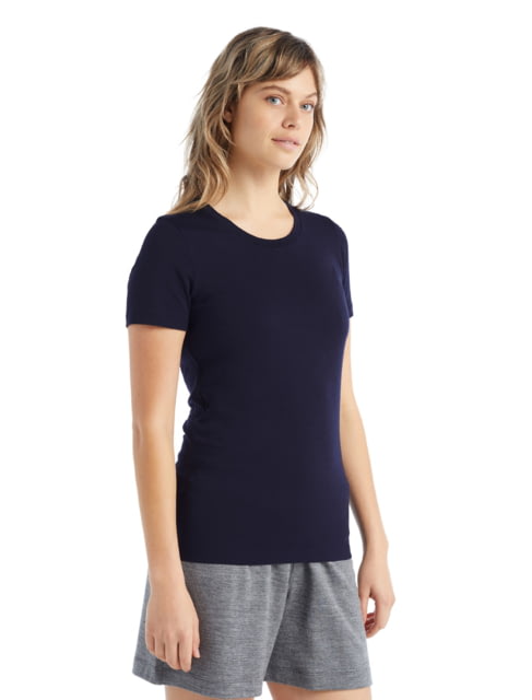 Icebreaker Tech Lite II Short Sleeve T-Shirt - Women's Midnight Navy Small