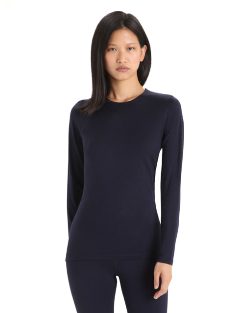 Icebreaker Women Merino 200 Oasis LS Crewe Midnight Navy M