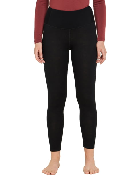 Icebreaker Merino 260 Tech High Rise Leggings - Women's Black Medium