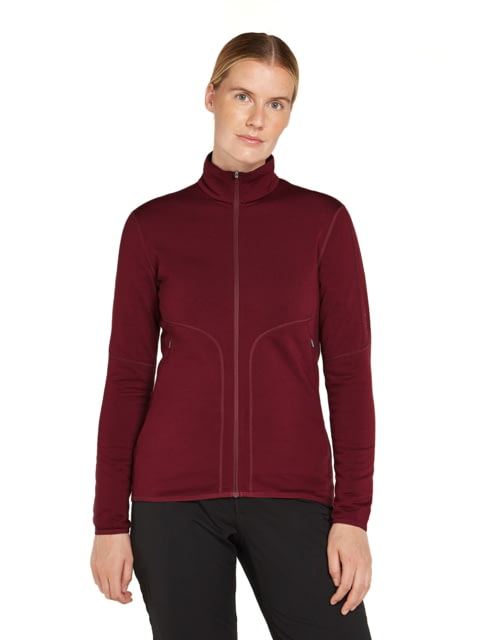 Icebreaker Women Merino 560 Realfleece Elemental LS Zip Port L