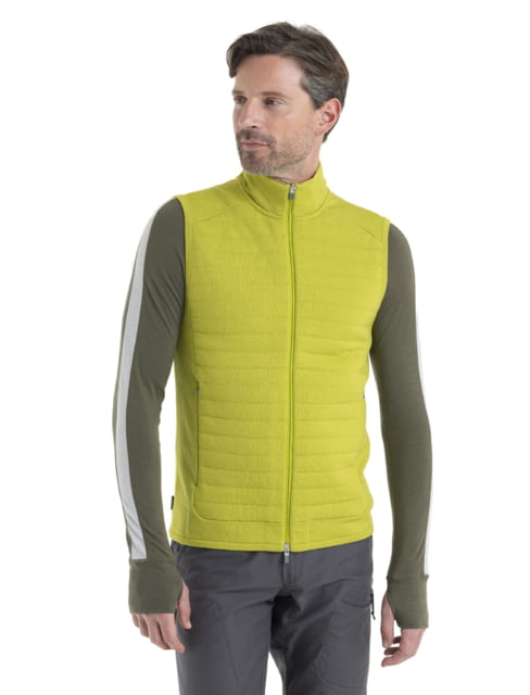 Icebreaker ZoneKnit Insulated Vest - Men's Bio Lime Extra Large