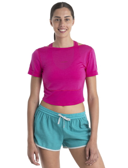 Icebreaker ZoneKnit Short Sleeve Scoop Back T-Shirt - Women's Tempo Extra Small