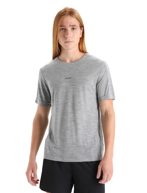 Icebreaker ZoneKnit Short Sleeve T-Shirt – Men’s Metro Heather Extra Large