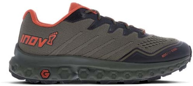 Inov-8 RocFly G 350 Hiking Shoes - Mens Olive/Orange 7.5/ 41.5/ M8.5/ W10