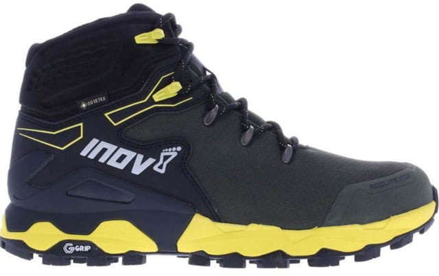 Inov-8 Roclite Pro G 400 GTX V2 Hiking Boots - Mens Olive/Black/Yellow 7.5/ 41.5/ M8.5/ W10