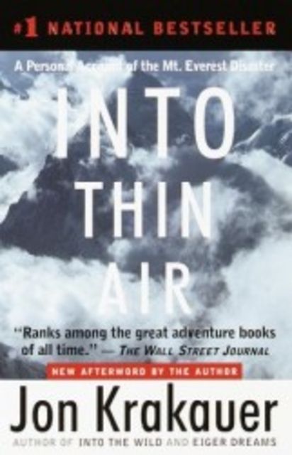 Into Thin Air Paperback Jon Krakauer Publisher - Random House