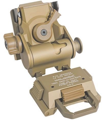 Trijicon Electro Optics Wilcox G24 Helmet Mount for IR Patrol M-Series Tan