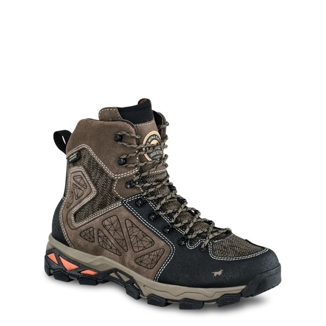 Irish Setter Men's Ravine 9in Waterproof Leather Hiking Boots w/ScentBan Gray/Black 8.5 E2