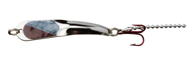 Iron Decoy Steely 2 Lure 2'' Silver/Gray Burgandy 1/10 oz Steely 2 DACE
