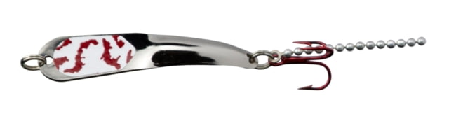 Iron Decoy Steely 2 Lure 2'' Silver/Red White 1/10 oz Steely 2 SHAD