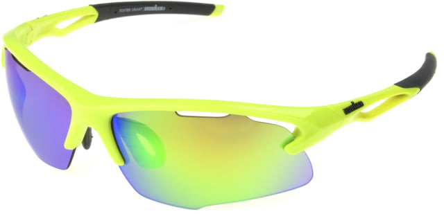 Ironman IF 1802 Sunglasses Yellow Frame Green Revo Lens
