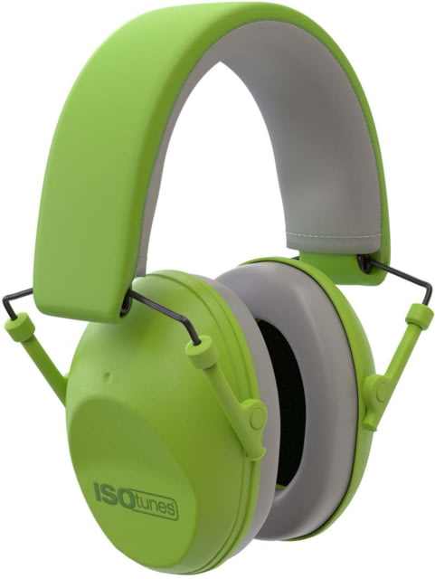 Isotunes Sport ISOtunes Sport Junior Defender Protective Ear Muffs 20 dB 1 Pair Green Kids