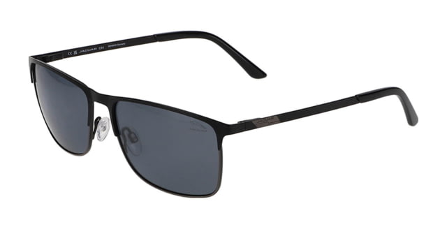 Jaguar 37368 Sunglasses Black-Grey Frame Polarized Lens 58-14-145