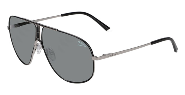 Jaguar 37502 Sunglasses Grey-Black Frame Mirror Lens 63-9-140