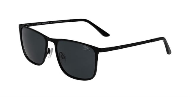 Jaguar 37817 Sunglasses Black-Red Polarized Lenses 60-17-145
