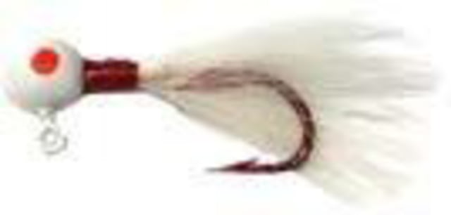 JB Lures Rabbit Hair Jigs 1/16 oz. White/White 2/PACK