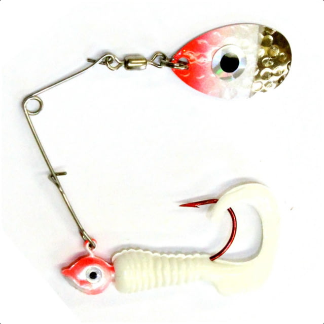 JB Lures Tadpole Spin Red/Pearl 1/8oz