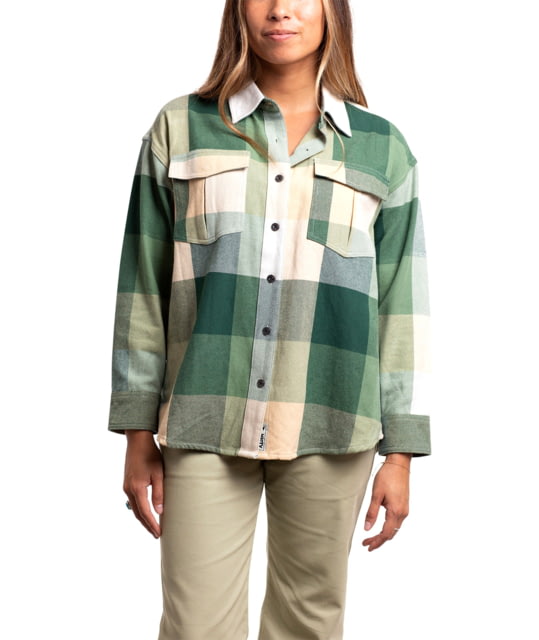 Jetty Anchor Flannel - Women's Small Blonde