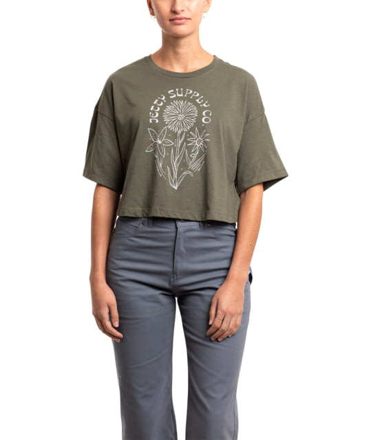 Jetty Aster Tee - Women's Large Military