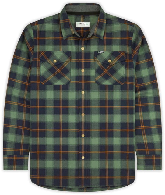 Jetty Men’s Breaker Flannel Shirt Agave Small Jetty Men’s Breaker Flannel Shirt Agave Small