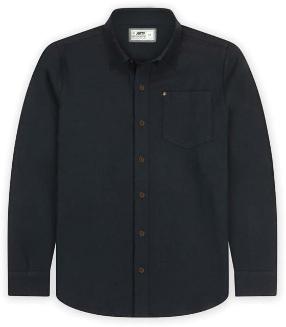 Jetty Men's Essex Oystex Twill Shirt Indigo Small