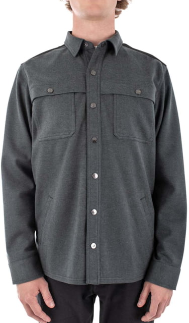 Jetty Men's Maverick Jacshirt Charcoal Small