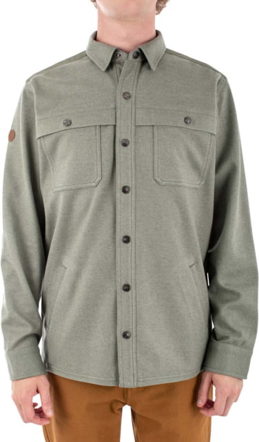 Jetty Men's Maverick Jacshirt Military Green Large