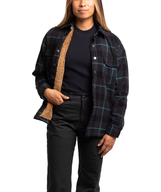 Jetty Nivean Flannel Jacket - Women's Medium Black