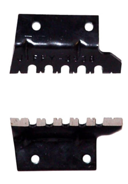 Jiffy Replacement Ripper Auger Blades Left Hand 10in Black Small