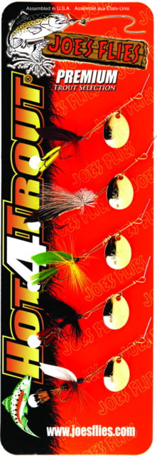 Joe's Flies Hot-4-Trout Spinner Fly Assortment 5/Pack