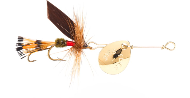 Joe's Flies Short Striker Classic In-Line Spinner Fly Sz 10 Potomac Coachman