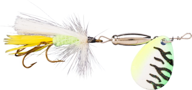 Joe's Flies Super Striker Elite In-Line Spinner Fly Sz 4 1/4 oz Glo/Tiger