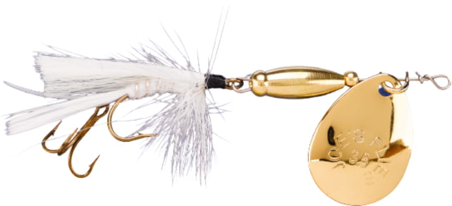 Joe's Flies Super Striker Elite In-Line Spinner Fly Sz 4 1/4 oz White Miller