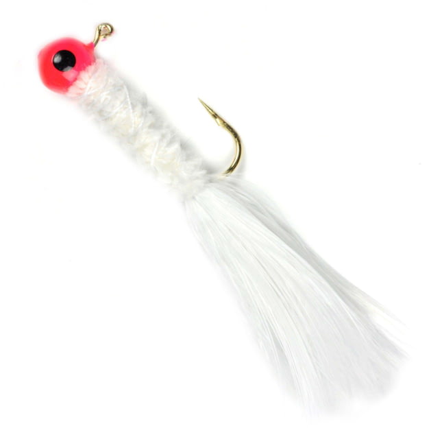 Johnson Johnson Beetle Bou Hard Bait Marabou Jig 1/16 oz 2in / 5cm Hook Size 1 10 Hooks Pink/White/White