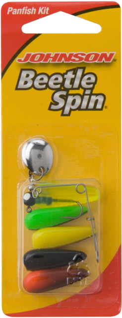 Johnson Johnson Beetle Spin Panfish Buster Hard Bait Varied 1in / 3cm Hook Size 10 Assorted