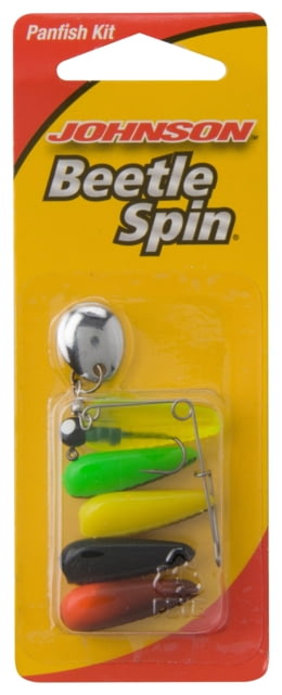 Johnson Beetle Spin Panfish Buster Hard Bait Varied 1in / 3cm Hook Size 10 Assorted