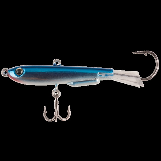 Johnson Johnny Darter Hard Bait Jerkbait 1 3/8 oz 2 1/2in / 6.5cm Hook Size 6 2 Hooks Chrome Blue
