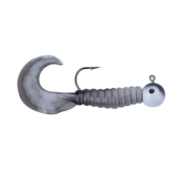 Johnson Swimming Grubs Soft Bait 1/8 oz 3in / 8cm Hook Size 1 5 Hooks White/Black