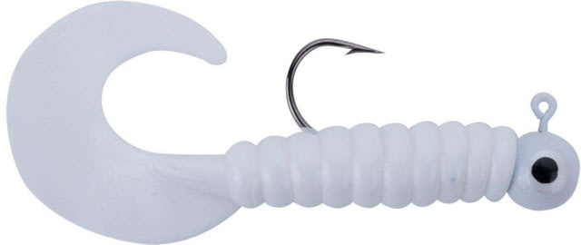 Johnson Johnson Swimming Grubs Soft Bait 1/4 oz 3in / 8cm Hook Size 2/0 5 Hooks White